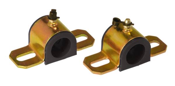 Prothane - Prothane 19-1167-BL Prothane Universal Greasable Sway Bar Bushings - 24MM - Type A Bracket - Black
