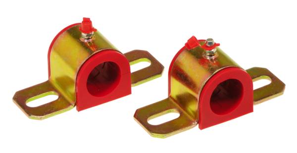 Prothane - Prothane 19-1178 Prothane Universal Greasable Sway Bar Bushings - 1 1/8in - Type B Bracket - Red