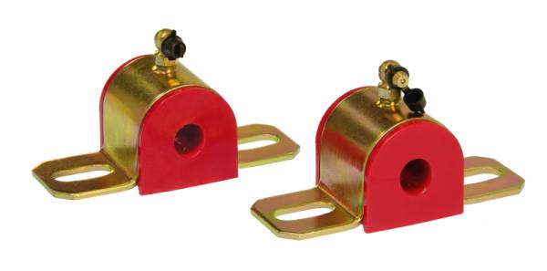 Prothane - Prothane 19-1202 Prothane Universal 90 Deg Greasable Sway Bar Bushings - 9/16in - Type B Bracket - Red