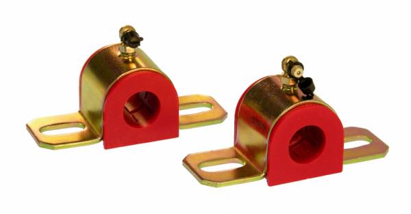 Prothane - Prothane 19-1207 Prothane Universal 90 Deg Greasable Sway Bar Bushings - 7/8in - Type B Bracket - Red