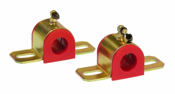 Prothane - Prothane 19-1208 Prothane Universal 90 Deg Greasable Sway Bar Bushings - 15/16in - Type B Bracket - Red