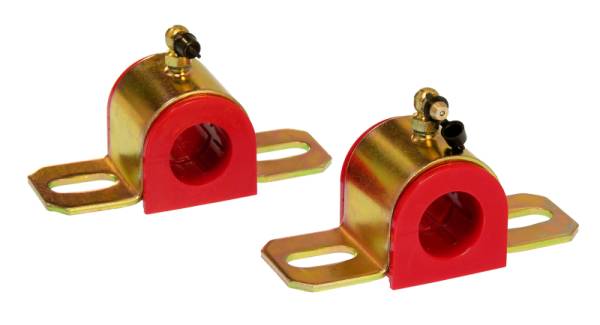 Prothane - Prothane 19-1213 Prothane Universal 90 Deg Greasable Sway Bar Bushings - 25MM - Type B Bracket - Red