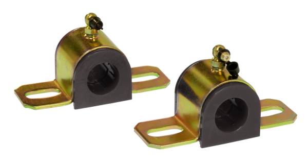 Prothane - Prothane 19-1213-BL Prothane Universal 90 Deg Greasable Sway Bar Bushings - 25MM - Type B Bracket - Black