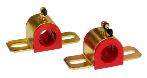 Prothane - Prothane 19-1216 Prothane Universal 90 Deg Greasable Sway Bar Bushings - 28MM - Type B Bracket - Red