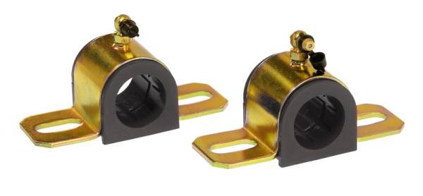 Prothane - Prothane 19-1218-BL Prothane Universal 90 Deg Greasable Sway Bar Bushings - 30MM - Type B Bracket - Black