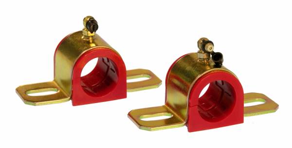 Prothane - Prothane 19-1220 Prothane Universal 90 Deg Greasable Sway Bar Bushings - 32MM - Type B Bracket - Red