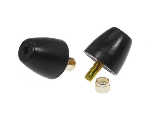 Prothane - Prothane 19-1317-BL Prothane Universal Bump Stop 1 9/16X1 5/8 Cone - Black