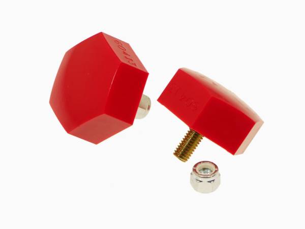 Prothane - Prothane 19-1320 Prothane Universal Bump Stop 7/8 X 2 1/4in Dia. Hex - Red