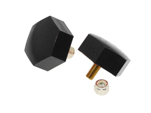 Prothane - Prothane 19-1320-BL Prothane Universal Bump Stop 7/8 X 2 1/4in Dia. Hex - Black