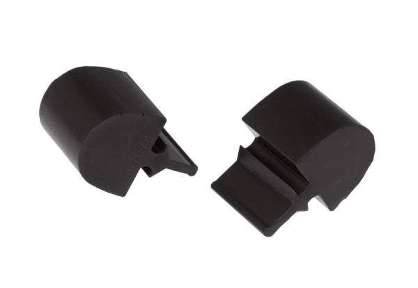 Prothane - Prothane 19-1324-BL Prothane Universal Bump Stop Pull Through Style - Black