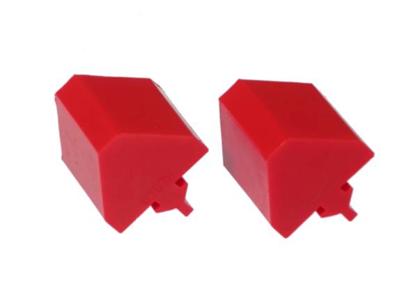 Prothane - Prothane 19-1326 Prothane Universal Bump Stop Pull Through Style - Red