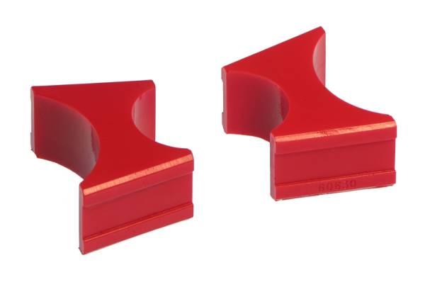 Prothane - Prothane 19-1719 Prothane Universal Shock Reservoir Mounts - 1.5/2.5 Diameter - Red