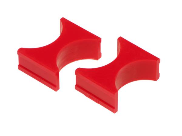 Prothane - Prothane 19-1722 Prothane Universal Shock Reservoir Mounts - 2.5/2.5 Diameter - Red