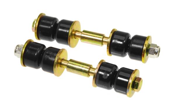 Prothane - Prothane 19-402-BL Prothane Universal End Link Set - 3in Mounting Length - Black