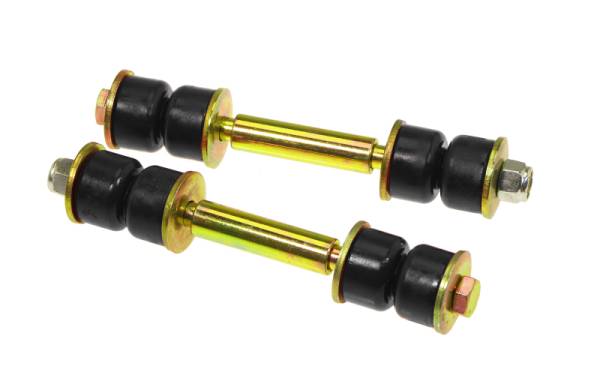 Prothane - Prothane 19-404-BL Prothane Universal End Link Set - 3 3/4in Mounting Length - Black
