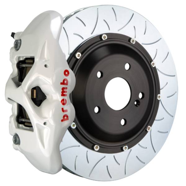 Brembo - Brembo 2S3.9017A6 Brembo 14+ Ghibli S/Ghibli S-Q4 Rear GT BBK 4 Piston Cast 380x28 2pc Rotor Slotted Type3- White