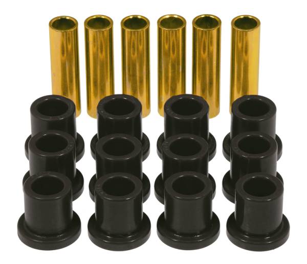 Prothane - Prothane 6-1001-BL Prothane 57-72 Ford F100/F150 Rear Spring & Shackle Bushings - Black