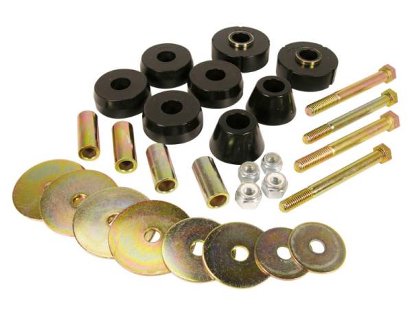 Prothane - Prothane 7-118-BL Prothane 63-66 Chevy C10 1/2Ton 2wd PU Body Mount - Black