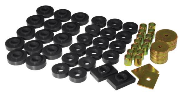 Prothane - Prothane 7-131-BL Prothane 55-57 Chevy Full 2dr Hardtop Body Mount - Black