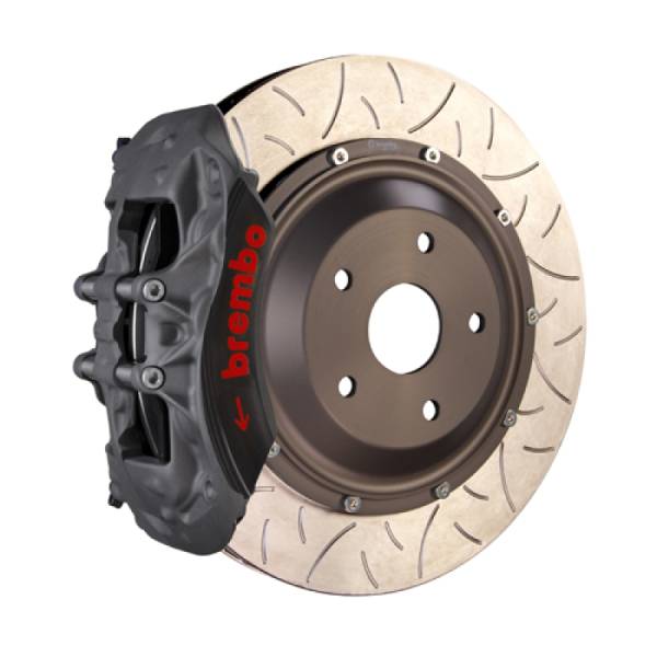 Brembo - Brembo 3KD.8059A Brembo 99-05 Honda S2000 PISTA Front BBK 355x32x53a T3L 2pc Rotor Slotted - Clear HA