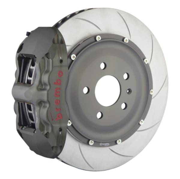 Brembo - Brembo 4K2.8010A Brembo 08-16 R8 PISTA Rear Race BBK 4 Piston Forged355x32x53a 2pc Rotor T5-Clear HA