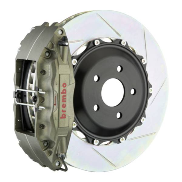 Brembo - Brembo 4K2.8015A Brembo 15-23 Mustang PISTA Rear Race BBK 4 Piston Billet 2pc355x28 x54a 2pc Rotor T1-Clear HA