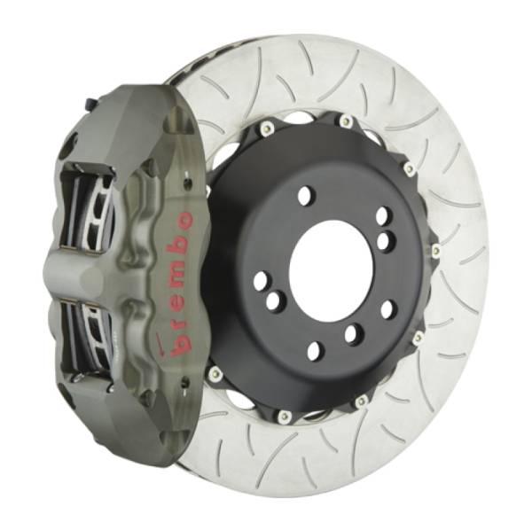 Brembo - Brembo 4K2.8016A Brembo 15-23 Mustang GT/EcoBoost PISTA Rear Race BBK 4 Pist Forged345x28 x54a 2pc Rotor T3-Clear HA