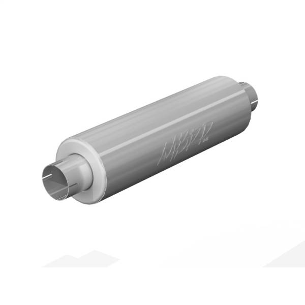 MBRP - MBRP Exhaust pGP190809 MBRP Universal muffler 3in Inlet/Outlet 26in Length T409 SS *Mild Tone* (NO DROPSHIP)