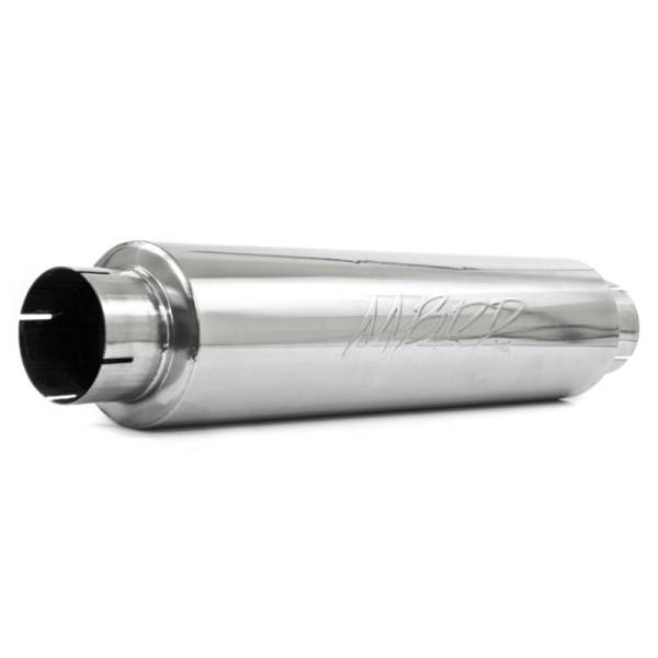 MBRP - MBRP Exhaust pM1004S MBRP Universal Quiet Tone Muffler 4in Inlet/Outlet 24in Body 6in Dia 30in Overall T409