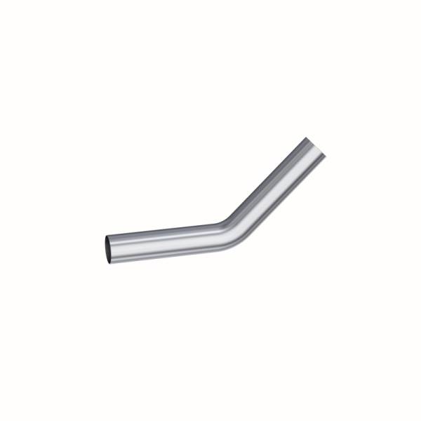 MBRP - MBRP Exhaust pMB2021 MBRP Universal 3in - 45 Deg Bend 12in Legs Aluminized Steel (NO DROPSHIP)