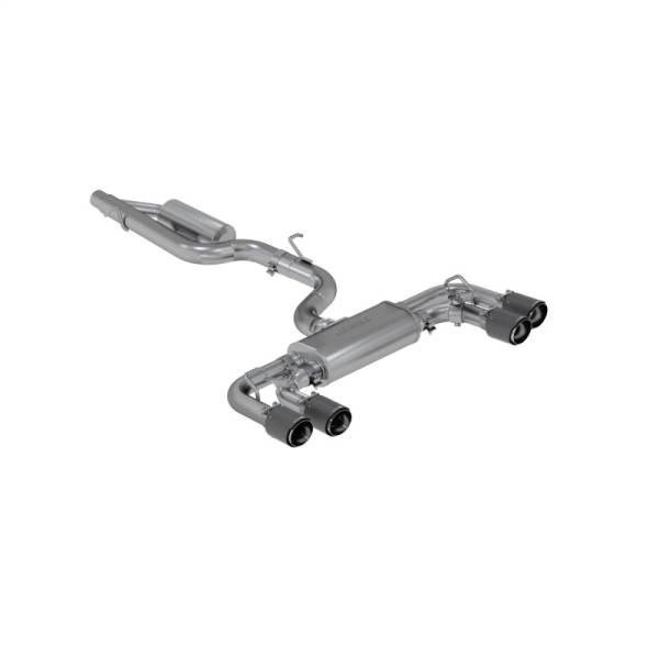 MBRP - MBRP Exhaust pS46053CF MBRP 15-19 VW Golf R 3 in Cat Back w/ 4 in OD Quad Carbon Fiber Tips - T304