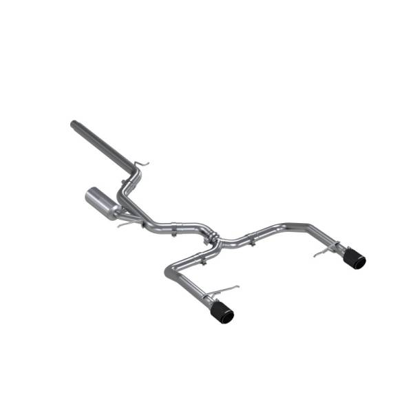 MBRP - MBRP Exhaust pS46083CF MBRP 19-21 VW Jetta GLI T304 SS 3in Cat-Back Dual Split Rear Exit Exhaust - Carbon Fiber Tips