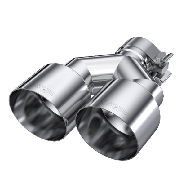 MBRP - MBRP Exhaust pT5177 MBRP Universal T304 SS Dual Tip 4in OD/2.5in Inlet