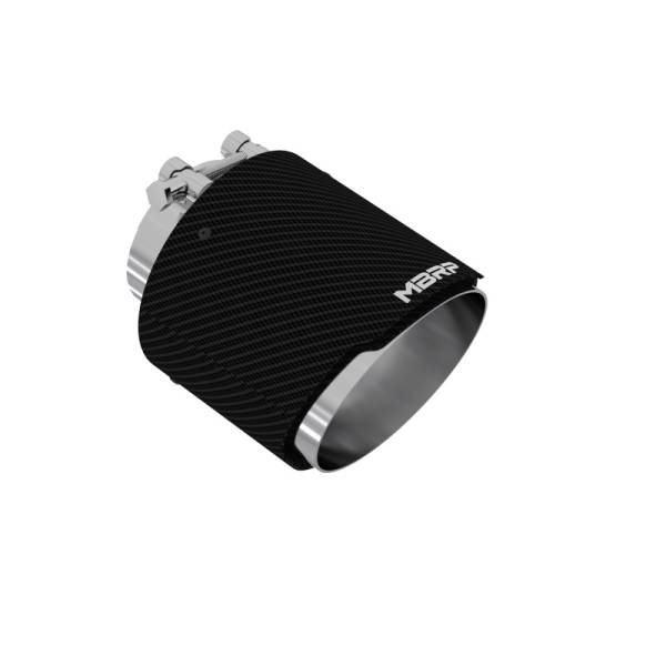 MBRP - MBRP Exhaust pT5184CF MBRP Universal Carbon Fiber Tip, 3in. ID./5in. OD./ 6.13in L. Angle Cut Dual Wall