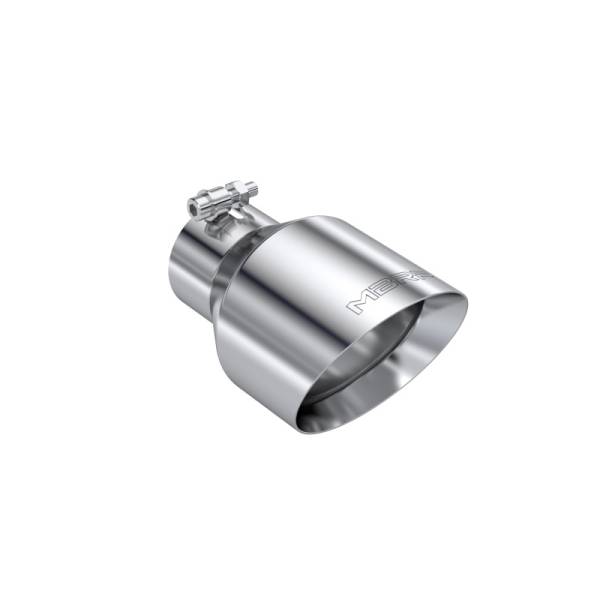 MBRP - MBRP Exhaust pT5187 MBRP Universal T304 Stainless Steel Tip 3on ID / 5in OD Out / 8in Length Angle Cut Dual Wall