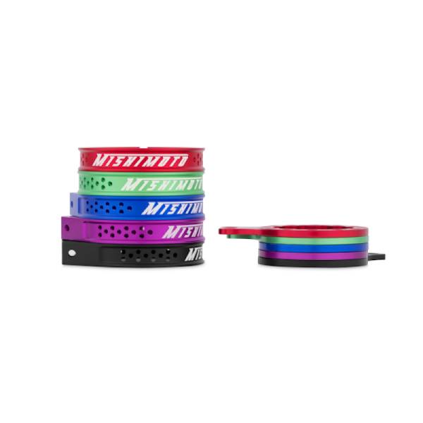 Mishimoto - Mishimoto MMBCC-BKTS-BK Mishimoto Universal Replacement Bracket Set for Baffled Oil Catch Can - Black