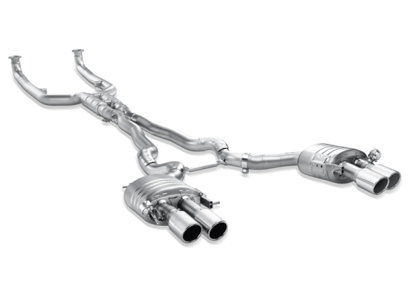 Akrapovic - Akrapovic ME-BM/T/6H Akrapovic 13-17 BMW M6 Gran Coupe (F06) Evolution Line Cat Back (Titanium) (Req. Tips) - Fits 2014-2019 BMW M6 Gran Coupe