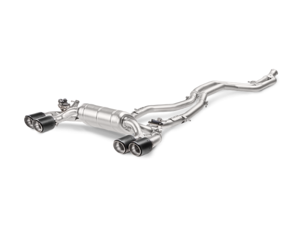Akrapovic - Akrapovic ME-BM/T/8H Akrapovic 16-17 BMW M2 F87 (Excl M2 Competition) Evolution Line Cat Back (Titanium) w/Carbon Tips - Fits 2016-2017 BMW M2