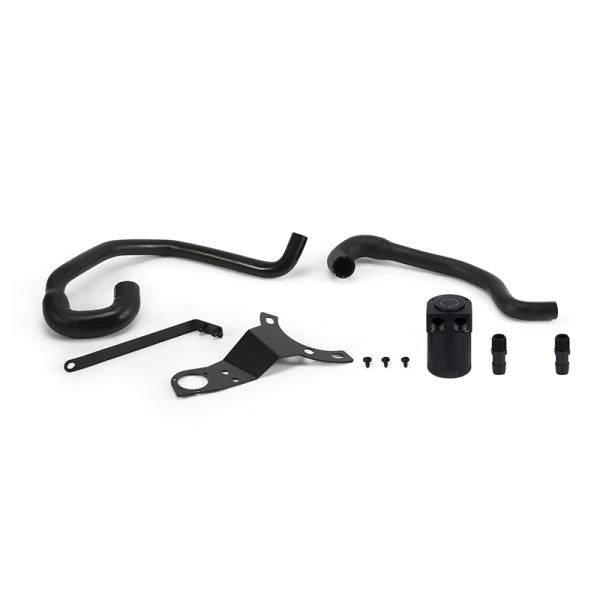 Mishimoto - Mishimoto MMBCC-N20N26-12CBE2 Mishimoto 11-17 BMW N20/N26 Baffled Oil Catch Can Kit - Black - Fits select 2012-2016 BMW models