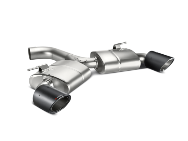 Akrapovic - Akrapovic MTP-VW/T/2 Akrapovic 13-17 Volkswagen Golf GTI (VII) Slip-On Race Line (Titanium) w/ Carbon Tips - Fits 2013-2016 Volkswagen GTI