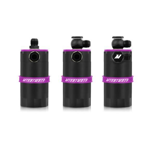 Mishimoto - Mishimoto MMBCC-UNI-PR Mishimoto Universal Baffled Oil Catch Can - Purple