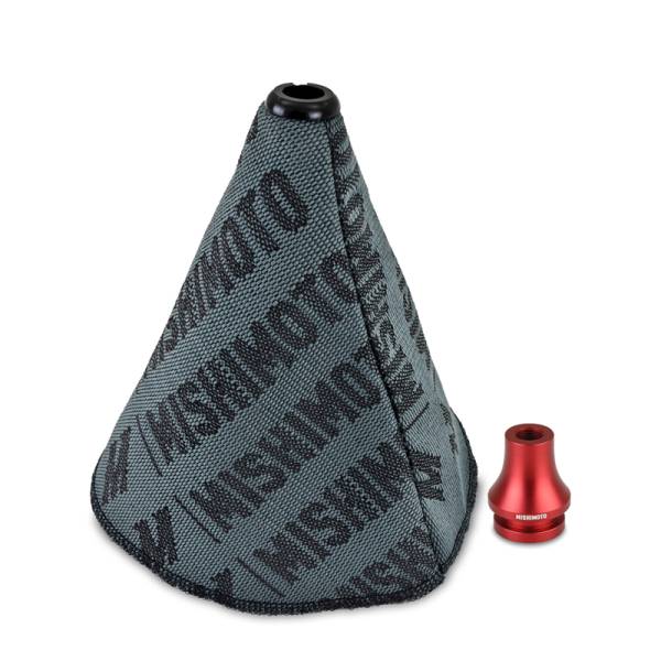 Mishimoto - Mishimoto MMB-RECO-RD Mishimoto Shift Boot Cover + Retainer/Adapter Bundle M12x1.25 Red