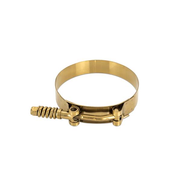Mishimoto - Mishimoto MMCLAMP-375TGD Mishimoto 3.75 Inch Stainless Steel Constant Tension T-Bolt Clamp - Gold