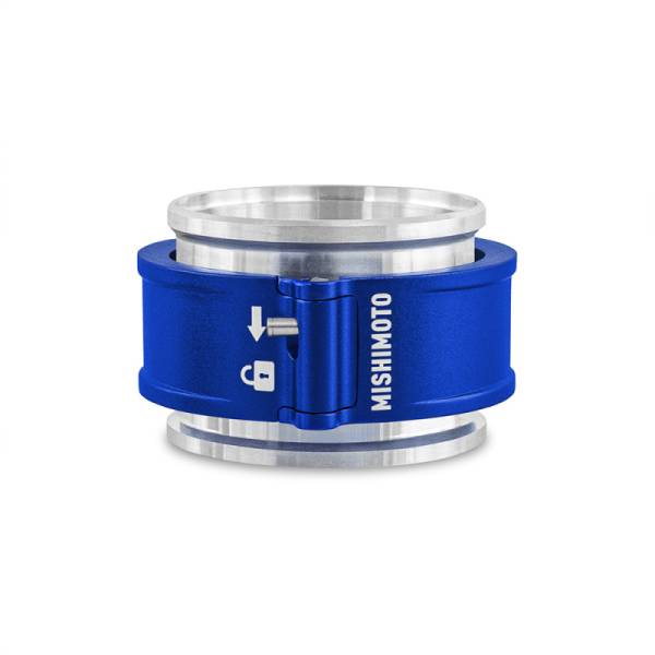 Mishimoto - Mishimoto MMCLAMP-QD-25BL Mishimoto 2.5in Quick Release Clamp Assembly - Blue