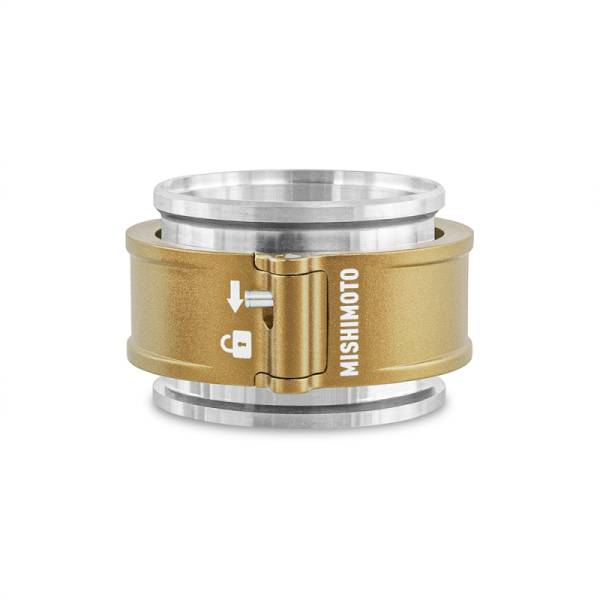 Mishimoto - Mishimoto MMCLAMP-QD-25GD Mishimoto 2.5in Quick Release Clamp Assembly - Gold