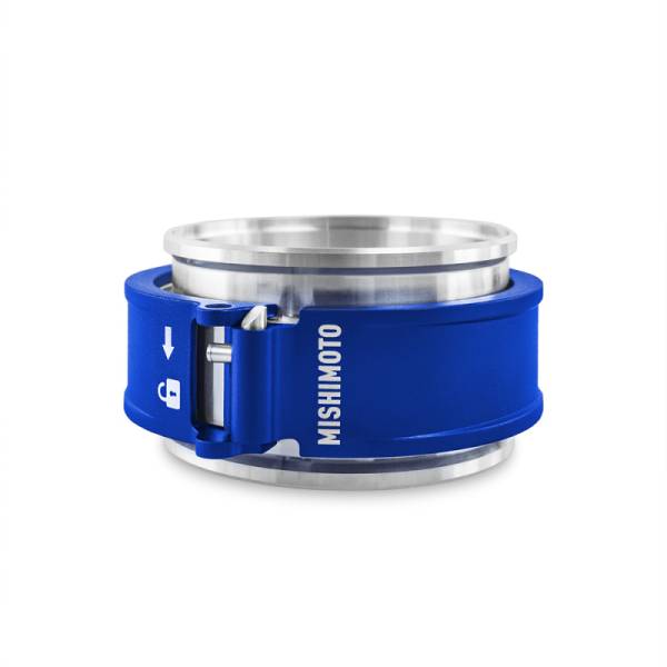 Mishimoto - Mishimoto MMCLAMP-QD-30BL Mishimoto 3.0in Quick Release Clamp Assembly - Blue