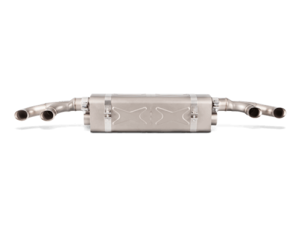 Akrapovic - Akrapovic S-PO/TI/6H Akrapovic 16-17 Porsche 911 Turbo/Turbo S (991.2) Slip-On Line (Titanium) (Req. Tips/Diffuser) - Fits 2016-2019 Porsche 911