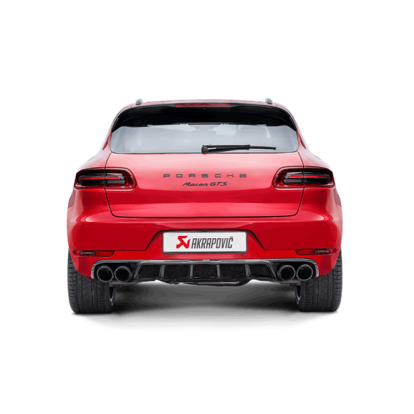 Akrapovic - Akrapovic S-PO/TI/7H Akrapovic 2014 Porsche Macan Turbo (95B) Evolution Line Cat Back (Titanium) w/ Carbon Fiber Tips