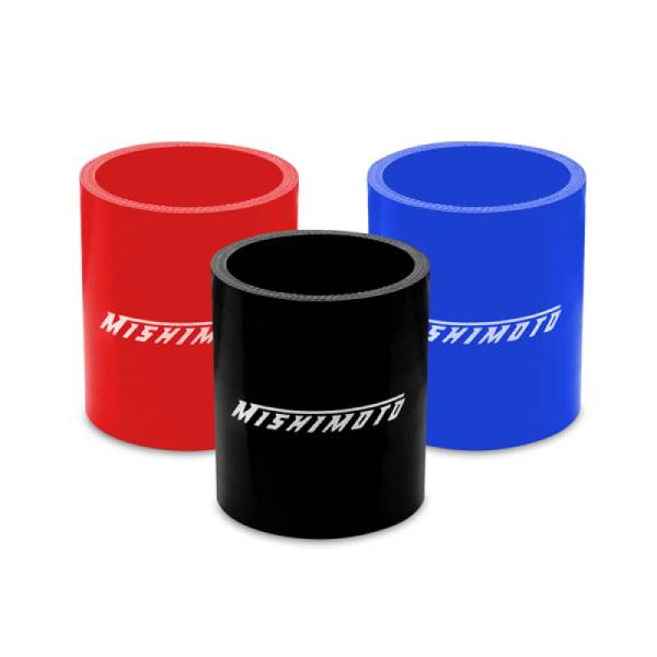 Mishimoto - Mishimoto MMCP-225SBK Mishimoto 2.25 Inch Black Straight Coupler