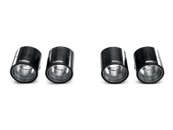 Akrapovic - Akrapovic TP-CT/3 Akrapovic 07-13 BMW M3 (E90/E92/E93) Tail Pipe Set (Carbon) - Fits 2008-2013 BMW M3